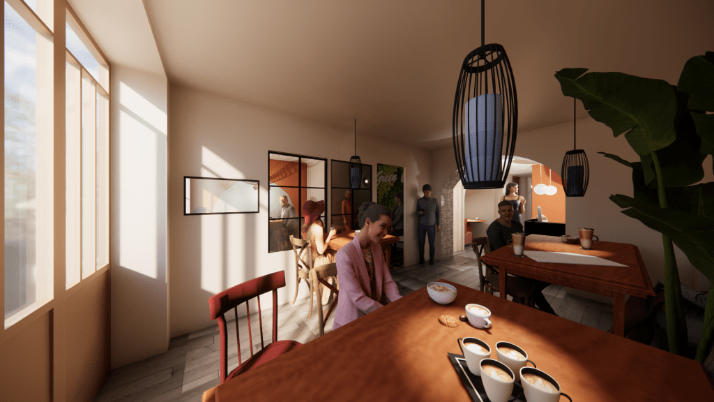 Projet commercial – Salon de thé à Maclas (100&nbsp;m²)